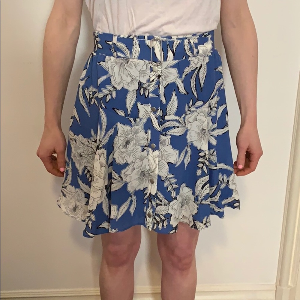 Lovers + Friends Floral Skirt